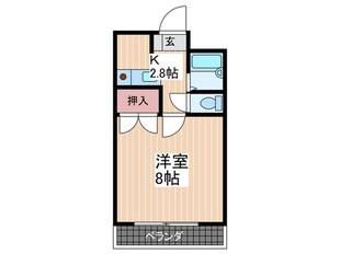 ユースハイム清水の物件間取画像